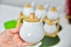 Bambu Stantlı Porselen 6 Lı Baharatlık