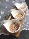 Bambu Stantlı Porselen Çerezlik / Sosluk