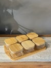 Bambu Tepsili Borosilikat Cam Kahvaltılık Seti