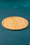 Bambu Yuvarlak Sunum & Servis Tabak - 25 Cm