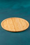 Bambu Yuvarlak Sunum & Servis Tabak - 30 Cm