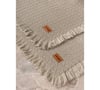 Bath Rug Set Bej 75x125 60x90
