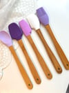 Betty 5 Li Mini Bambu Spatula Seti - Mor