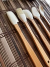 Bety 5 Li Mini Bambu Spatula Seti - Krem