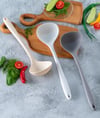 Beyaz Silikon Kepçe - 30 cm / 1 Adet