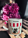 Black Cat - Coffee Shop Collection Mug Kupa Bardak - 420 ml / 1 Adet