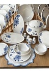 Blue Blanch 60 Parça 12 Kişilik Porselen Yemek Takımı
