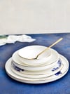 Blue Blanch Bone China 6 Kişilik 24 Parça Porselen Yemek Takımı
