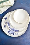 Blue Blanch Bone China 6 Kişilik 24 Parça Porselen Yemek Takımı