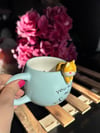 Blue Cuddly Collection Mug Kupa Bardak - 430 ml / 1 Adet