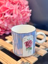 Blue Rose Collection Mug Kupa Bardak - 150 ml / 1 Adet