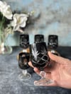 Bohemia Ananas Siyah Kahve Yanı Cam Bardak 6 lı - 135 CC