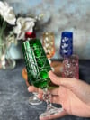 Bohemia Titanyum Mimoza Kahve Yanı Cam Bardak 6 lı - 180 CC