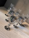 Bohemia Titanyum Silver Kahve Yanı Cam Bardak 6 lı - 180 CC