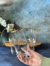 Bohemia Waterfall Optik Yaldız 6 Lı Kristal Cam Meşrubat Bardağı - 350 cc