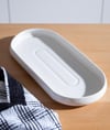 Bombeli Oval Servis Tabak 32 cm / 1 Adet