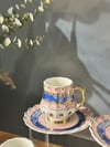 Brenda Pudra El Boyama 6 Kişilik Türk Kahve Fincan Takımı - 90 ml