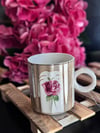 Brown Rose Collection Mug Kupa Bardak - 150 ml / 1 Adet