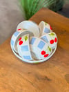 Cherry Much Collection Porselen 7 Parça Kase Seti - Blue