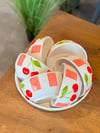 Cherry Much Collection Porselen 7 Parça Kase Seti - Pink