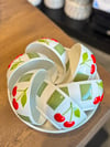 Cherry Much Collection Porselen 7 Parça Kase Seti - Green