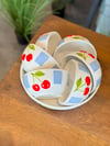 Cherry Much Collection Porselen 7 Parça Kase Seti - Blue