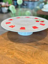 Cherry Much Collection Porselen Ayaklı Pasta Stant - Pink