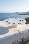 Cherry Much Collection Porselen Ayaklı Pasta Stant - Green