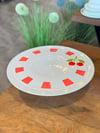 Cherry Much Collection Porselen Ayaklı Pasta Stant - Pink
