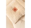 Çift Kişilik Peluş Yorgan Krem 195x215