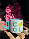 Cool Blue Mug Kupa Bardak - 360 ml / 1 Adet