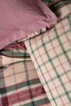 Cotton Box Warm Flanel Çift Kişilik Nevresim Takımı Jamil Bordo