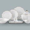 Diana Gold 60 Parça 12 Kişilik Bone Porselen Yemek Takımı