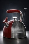Düdüklü Su Isıtıcısı 3 Litre - Kırmızı