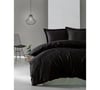Elegant Stripe Saten Çift Kişilik Nevresim Takımı Antrasit