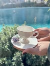 Felicity 6 Kişilik Türk Kahve Fincan Takımı - 80 ml Lila
