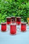 Giancarlo Cam Çay Bardağı 6 Lı