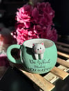 Green Cuddly Collection Mug Kupa Bardak - 430 ml / 1 Adet