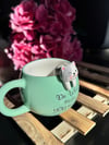 Green Cuddly Collection Mug Kupa Bardak - 430 ml / 1 Adet