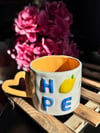 Heart Collection Orange Mug Kupa Bardak - 360 ml / 1 Adet
