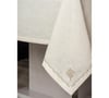 Keten Masa Örtüsü Takımı Pera Ekru 175x240