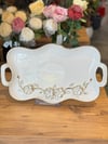 Lattea Porselen El Dekoru Sunum Tepsisi - 38 cm