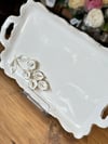 Lattea Porselen El Dekoru Sunum Tepsisi - 38 cm