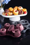 Lavinia 5li Döküm Muffin Kalıbı - Gri