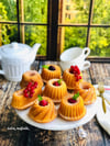 Lavinia 5li Döküm Muffin Kalıbı - Gri