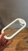 Lena Dikdörtgen Cam Kahvaltılık Kase 560 ML - Krem 1 Adet 