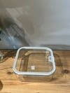 Lena Kare Cam Kahvaltılık / Saklama Vakumlu Borcam - Gri