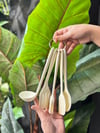 Linda 5 Li Mini Silikon Spatula Seti - Krem