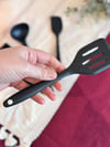 Linda 5 Li Mini Silikon Spatula Seti - Siyah