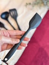 Linda 5 Li Mini Silikon Spatula Seti - Siyah